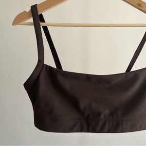Gap Chocolate Brown Sports Bra